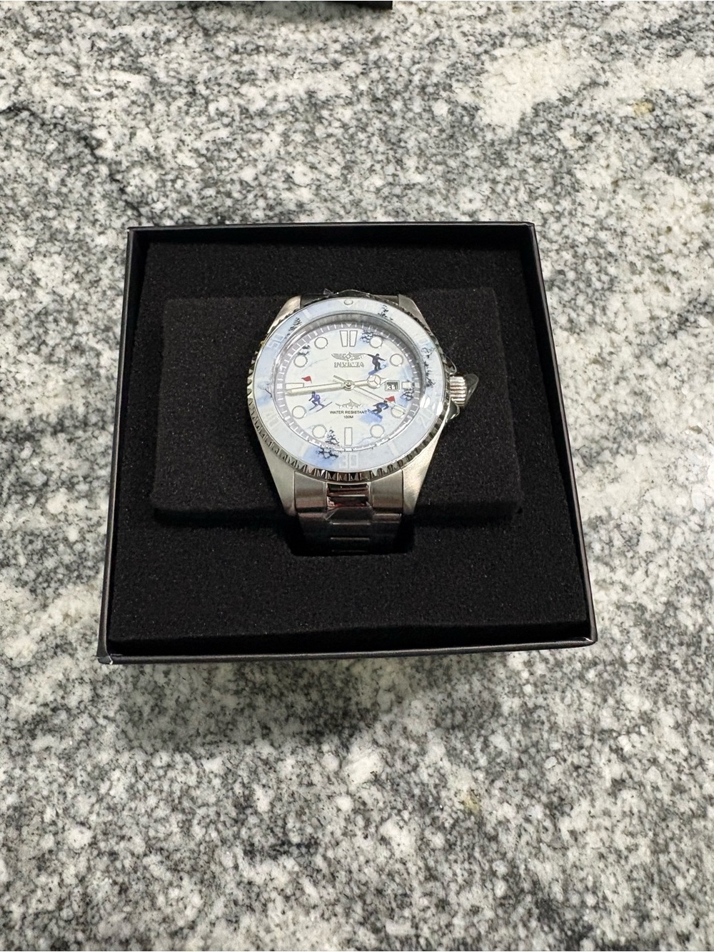 Invicta Men's Silver Stainless Steel Watch with White Dial - Picture 6 of 7